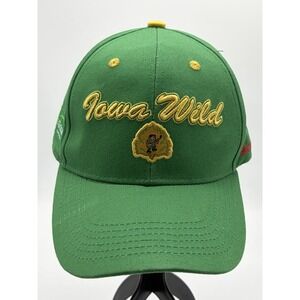 Iowa Wild Hockey Hat melonwear Hat Strapback OSFM Green Promo Cap